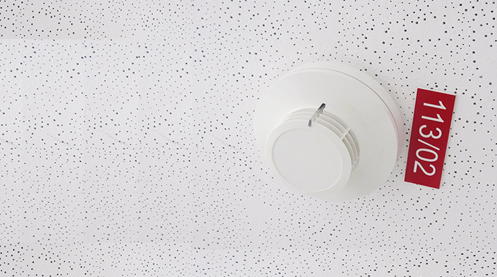 Rauchmelder an der Decke