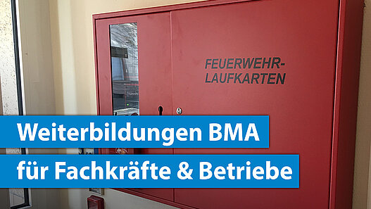 Feuerwehrlaufkarten und Funk einer Brandmeldeanlagen