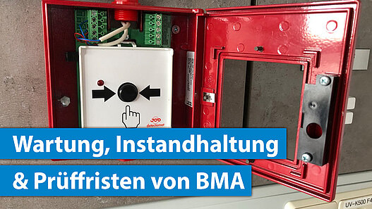 Wartung BMA Fristen