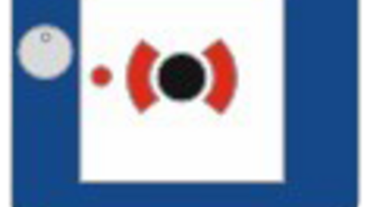 Dieses Bild zeigt ein blaues Hausalarm-Symbol mit rotem Alarmzeichen – es verweist auf Hausalarmanlagen zur internen Alarmierung in Gebäuden.