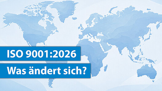 Neue ISO 9001 Weltkarte