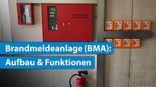 Darstellung einer Brandmeldeanlage BMA