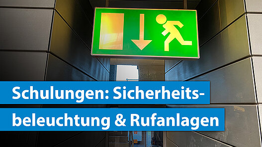 Exit Beleuchtung Sicherheitsbeleuchtung