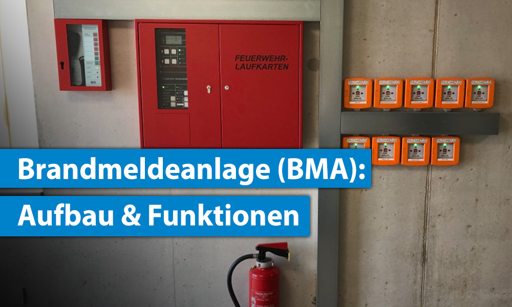 Darstellung einer Brandmeldeanlage BMA