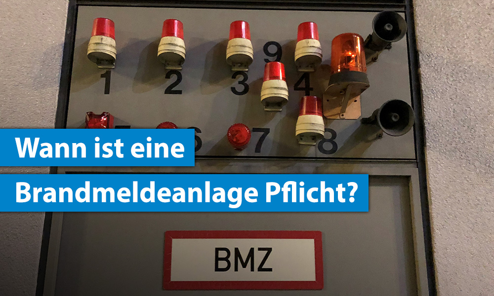 Brandmeldeanlage Pflicht