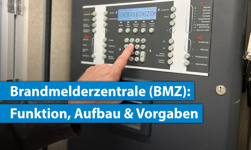 Aufbau und Funktion einer BMZ Brandmeldezentrale
