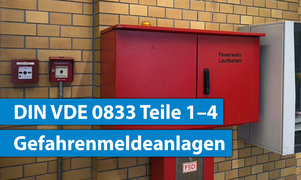 Gefahrenmeldeanlage Feuerwehrlaufkarten Alarm