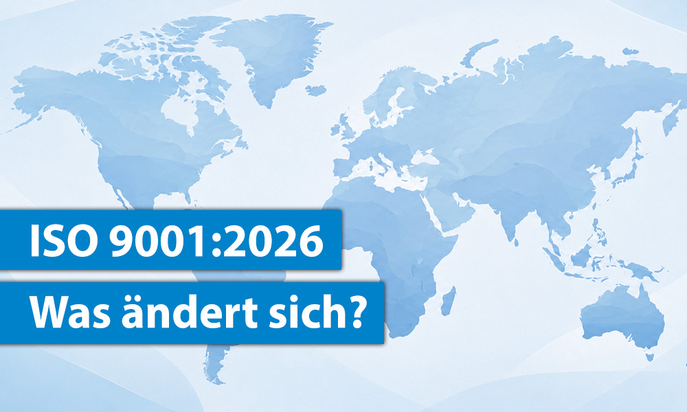 Neue ISO 9001 Weltkarte