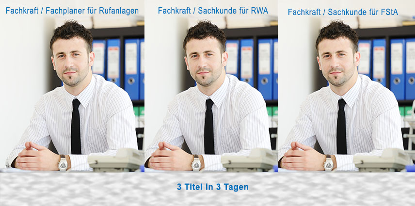 Fachkraft für Rufanlagen, RWA, FSA