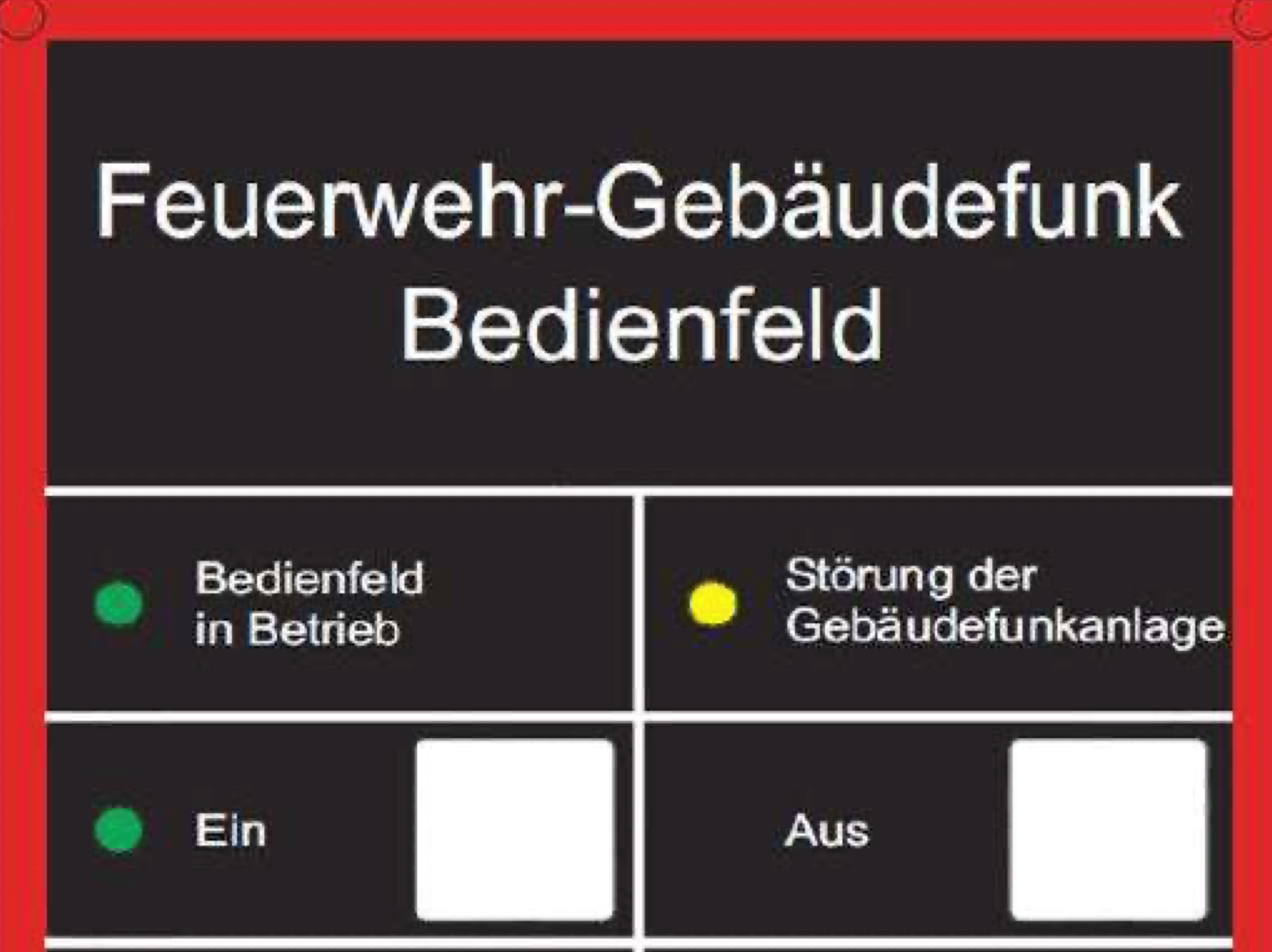 Feuerwehr-Gebaeudefunk-Bedienfeld